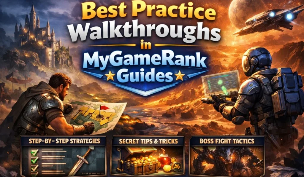 Best Practice Walkthroughs in MyGameRank Guides
