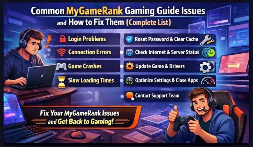 Common MyGameRank Gaming Guide Issues and How to Fix Them